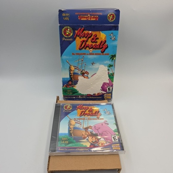 Other - Moop & Dreadly in Treasure on Bing Bong Island (Mac and Windows, 2002) Game Seal